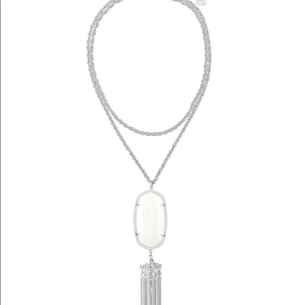 long silver kendra scott necklace!